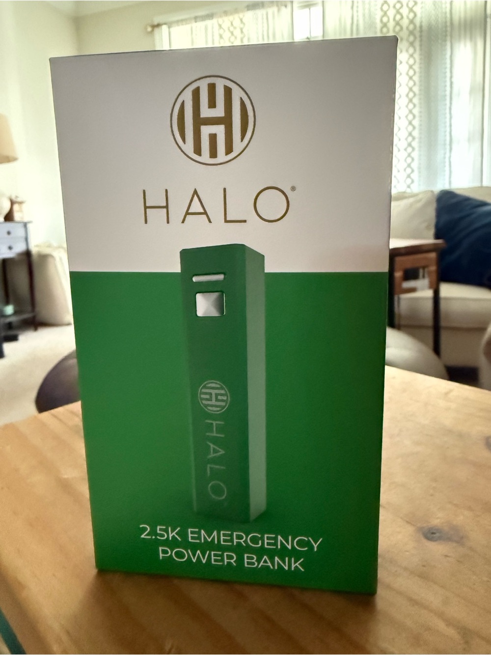 Halo 2.5K Emergency Power Bank in Green